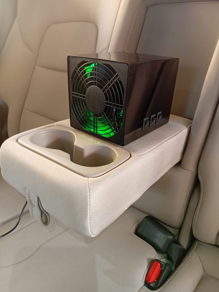 ZEBSOL car air purifier with H13 medical grade HEPA filter AUTOPURE+