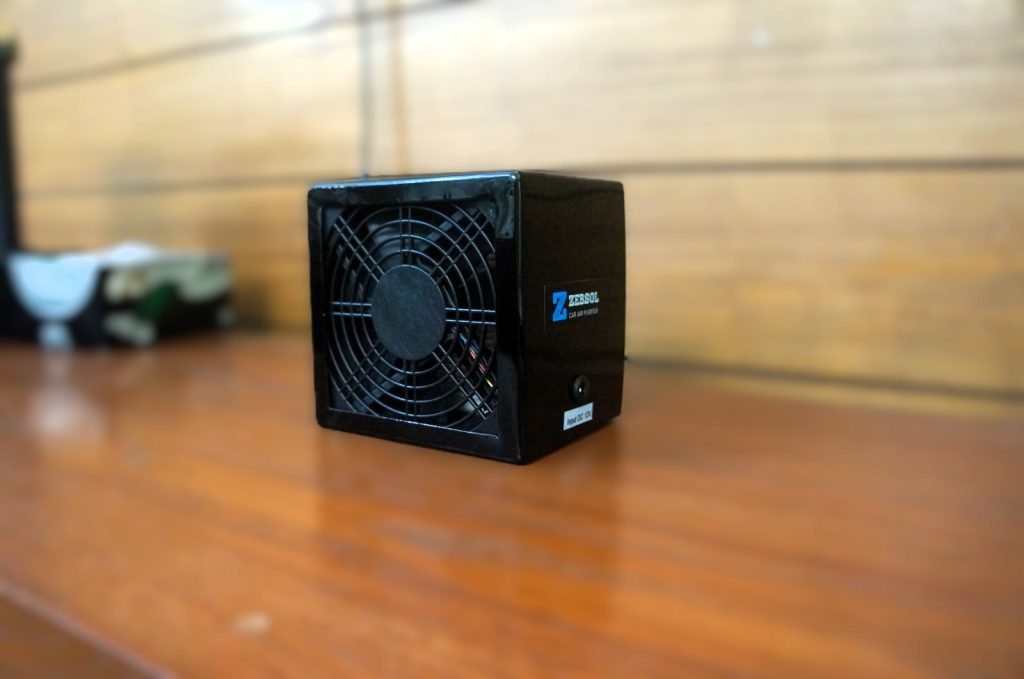 Zebsol car air purifier with highest CADR in Pakistan